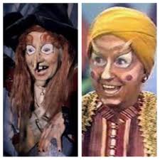 H.R.Pufnsuf used the Winds to Blow Witchiepoo Out of the Sky.... The 4  Winds North Wind, A Shivering Voice, Voiced by Walker Edmiston South Wind  with A Southern Belle Voice, Voiced by