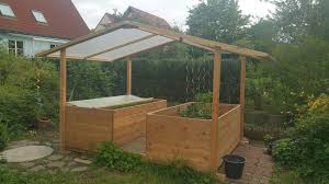 Hochbeet Mit Dach Hochbeet Garten Pflanzen Gewachshaus