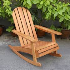 Rocking Chair En Eucalyptus Fsc Type Adirondack Naturel Jardins En Bois Chaises Longues En Palettes Et Chaises En Palette