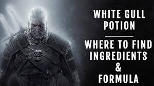 If you are looking where can you find the white gull potion formula and ingredients in witcher 3 then check out this guide. Witcher 3 Wild Hunt White Gull Ingredients And Formula Location Youtube
