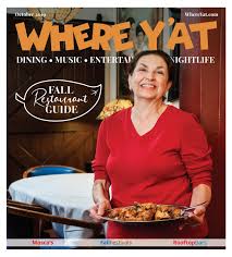 Maybe you would like to learn more about one of these? Where Y At Magazine Fall Restaurant Guide 2019 October 2019 By Where Y At Magazine Issuu