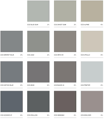 Design Ideas Oxides Pigments For Grey Concrete Colour Chart