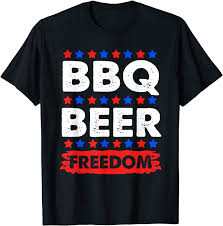 Buy Bbq Beer Freedom T Shirt Online In Indonesia B08ngf5v2l