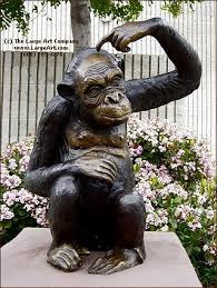 Maybe you would like to learn more about one of these? Chimpanzee Monkey Sculpture Life Size Animals Wildlife The Large Art Company Bronze Sculpture Statue