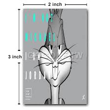 Contact bugs bunny on messenger. Supreme Bugs Bunny Wallpaper Custom Fridge Magnet Refrigerator