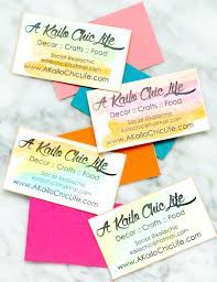 For example, vertical,horizontal, round edged or cornered. Diy It Watercolor Business Cards A Kailo Chic Life