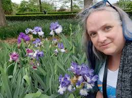 What is the identity of this early flowering bearded iris in the St. Louis  region?