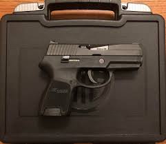 Durable nitron finish with siglite night sights, a reversible mag catch, an ambidextrous slide catch lever. My First Gun Sig Sauer P250 Guns