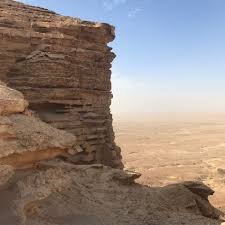 The edge of the world (whose real name is jebel fihrayn) has become within a few years one of the most popular destinations around riyadh, the capital of the kingdom of saudi arabia. Edge Of The World Outside Of Riyadh Saudi Arabia Travel