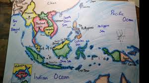 Thailand and burma map aec map asean countries map southeast asia vector map vietnam laos map asean map vector map with network asian maps singapore global map asian map. How To Draw Asean Map Easy Saad Youtube