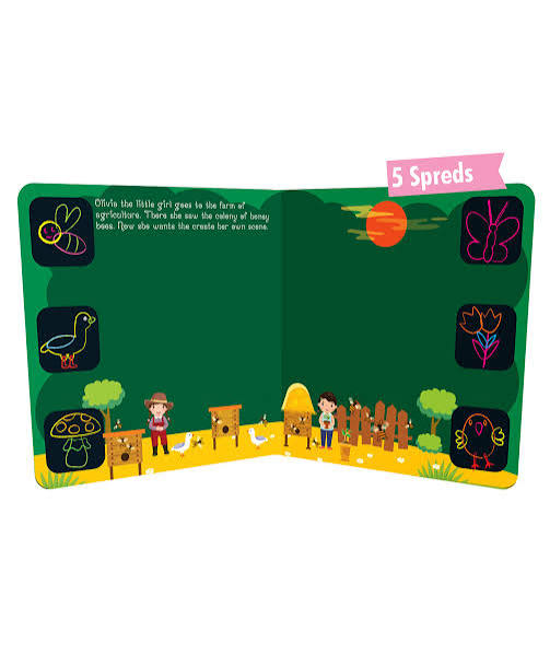 Hello Book Chalk It Up At The Farm (Learn to Create Your Own Chalk Book) – Malik Booksellers & Stationers