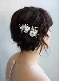 Flower hair zu günstigen preisen. Twigs Honey Llc Hair Adornments Veils Headpieces Bridal Attire Wedding Accessories