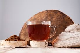 How does chaga tea benefit your digestion? Premium Photo Chaga Mushrooms Coffee Trendy Healthy Beverage View From Above Flat Lay