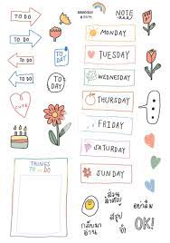 planner stickers bullet journal ideas pages bullet journal stickers note doodles