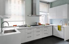 High gloss acrylic kitchen cabinets. Glossy White Kitchen Cabinets Contemporary Kitchen Domaine Home