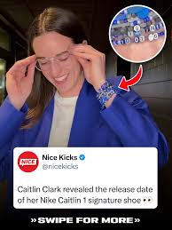 Caitlin Clark is dropping blues clues about her upcoming Nike signature  sneaker debut 🔵🕵@nicekickshoops It looks like the first Nike Caitlin 1  will launch on October 1, 2026 🗓️