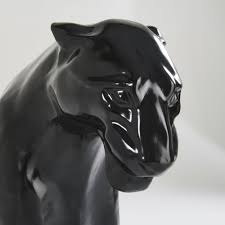 Kg, 78532 tuttlingen firma maquet gmbh & co. Figur Panther Glanzend Schwarz H70 Sumatra Maisons Du Monde