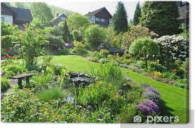 Zeigt ihr mir eure trockenmauern? Leinwandbild Schoner Garten Im Fruhling Pixers Wir Leben Um Zu Verandern