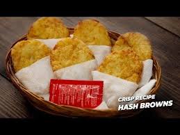 Hash Browns Recipe Crispy Restaurant Like Cookingshooking Youtube Hashbrown Recipes Hashbrowns Recipes