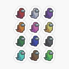 Among Us Ghost Pack Sticker By Heatherlynn2 In 2020 Pop Stickers Cute Stickers Stickers
