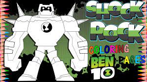 Ben 10 Reboot And Xingo Was His Name Oh Shockrock Coloring Page