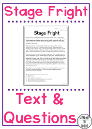 This Handout Defines Stage Fright And Provides Methods For Controlling The Nervous Energy Oft This Or That Questions Language Arts Lesson Plans Public Speaking