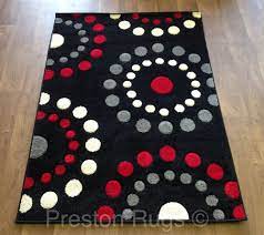 The rug is available in multiple sizes that you can choose from. Contemporary Small Apartment With Swedish Style Interior Design Top Modern Furniture H Black And Red Living Room Bright Kitchen Decor White Bathroom Rug