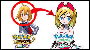 Not Serena's Ancestor?! New Legends Arceus Irida Based Off A Pokemon  Masters Character?? - YouTube
