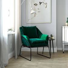Alisa Accent Chair Green Velvet Room Joy Velvet Accent Chair Accent Chairs Accent Chairs For Living Room