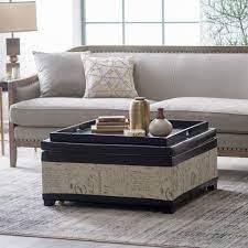 Shop for storage ottoman coffee table online at target. Square Leather Ottoman Coffee Table You Ll Love In 2021 Visualhunt