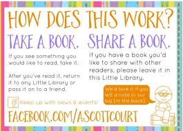 Cute Example Of A How Little Free Libraries Work Sign Free Library Little Free Libraries Little Free Library Plans