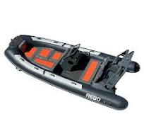 14ft Aluminum Sport RIB 420 Rigid Inflatable Boat Double Deep V Hull RIB  Boat for Sale