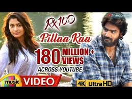 Pillaa Raa Full Video Song 4k Rx100 Songs Karthikeya Payal Rajput Chaitan Mango Music Youtube Songs 100 Songs Lyrics