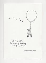 What If I Fall Oh But My Darling What If You Fly Quote Poster Winnie The Pooh And Erin Hanson Classic Vintage Style Poster Print 112 Fly Quotes Quote Posters Pooh Quotes