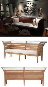 Teak Garden Bench By Philippe Starck At Sls Hotel Banc Teck Banc Bois Teck