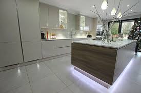 Kitchen Island Floating Effect With Led Strip Lighting Under All Units In Front Of Plinth Kitchenisland Kitchen Lwkkitchens Handleless Kitchen Modern Kitchen Design Floating Kitchen Island