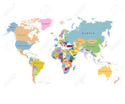 Habt ihr ne idee oder ein programm, das diesen weißen. Karte Der Welt Mit Landern Auf Einem Weissen Hintergrund Lizenzfrei Nutzbare Vektorgrafiken Clip Arts Illustrationen Image 73483632