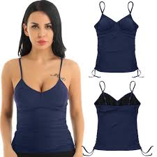 Jersey de coton doux et uni. Haut De Maillot De Bain Femme Amincissant Debardeur Rembourre Push Up Tankini Top S Xl Bleu Marine Bleu Marine Cdiscount Pret A Porter