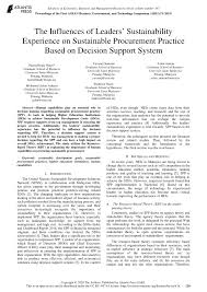 Universiti sains malaysia official instagram. Pdf The Influences Of Leaders Sustainability Experience On Sustainable Procurement Practice Based On Decision Support System A Conceptual Framework