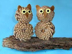 Uiltjes Eulen Basteln Kinderbasteleien Mit Tannenzapfen Basteln