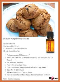 These Fast To Make Pumpkin Chocolate Chip Cookies Have An Extra Kick With Doterra Onguard Essential Oils Doterra Recipes Pumpkin Chip Pumpkin Chocolate Chips