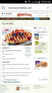 Waffles Using Krusteaz Pancake Mix Krusteaz Waffle Recipe Krusteaz Recipes Waffle Recipe With Pancake Mix
