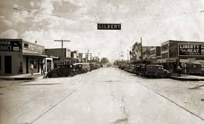 Historic Downtown Gilbertaz On Gilbert Road Valley City Arizona Downtown