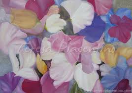 Pocos artistas se han escapado a la tentación de plasmar la belleza de una flor. Venta De Cuadros Modernos Policromia Organica Iii Por Teresa Piacentino