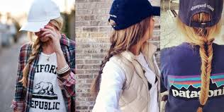 A video showing you 4 ways to do your hair when wearing a baseball cap/hat that i think look really good! Pin On Fashionista