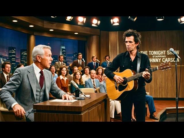 Keith Richards Surprises Johnny Carson on The Tonight Show Oct 4th 1978
