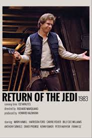 Star Wars Return Of The Jedi 1983 Star Wars Movies Posters Movie Posters Minimalist Star Wars Poster