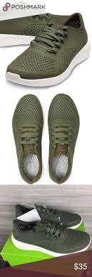 Crocs Olive Green Literide Pacer Sneaker Crocs Sneaker Brands Sneakers