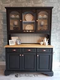 Now Sold Welsh Dresser Black Painted Kitchen Storage Farmhouse Dresser Display Cabinet Sideboard Modern Kitchen Dresser Kitchen Dresser Upcycled Home Decor