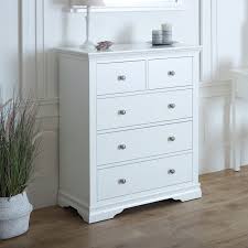 With buy now pay later options available and easy free returns. White 5 Drawer Chest Of Drawers Newbury White Range